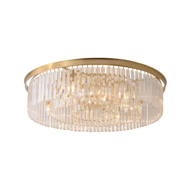 Illuminazione a soffitto in cristallo multitesta Plafoniere moderne da incasso