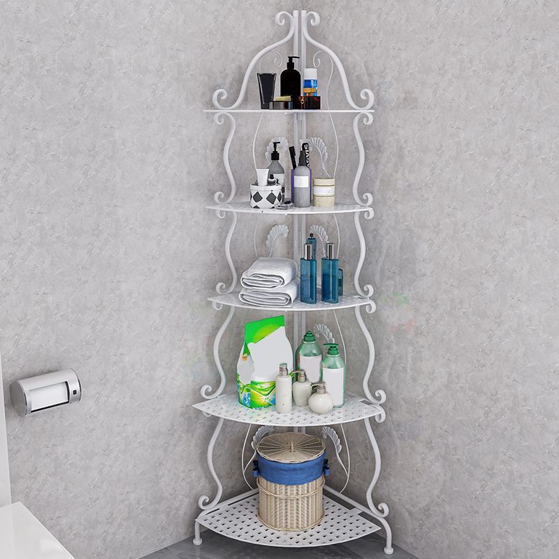 Metal Vertical Book Shelf Etagere Open Shelf Bookcase for Home