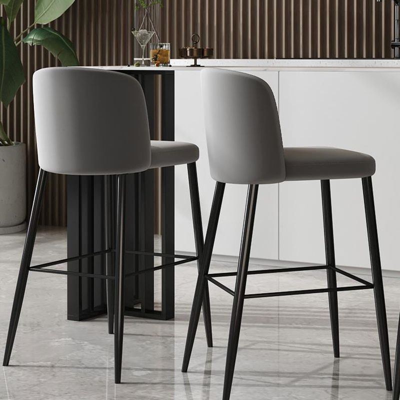 Rectangle Stone Bistro Table Contemporary Pub Table with Double Pedestal