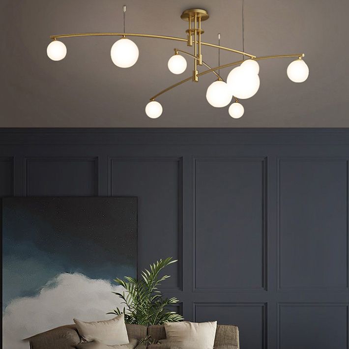 2 colori moderni opzionali per sala da pranzo a sospensione a sospensione in ottone