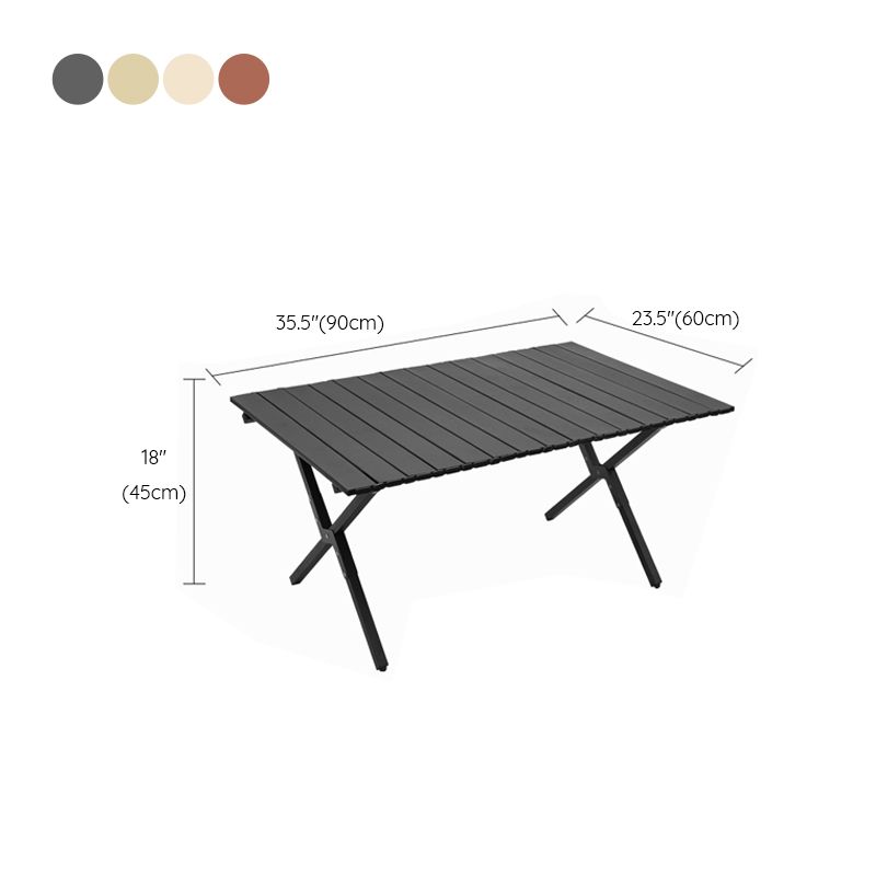 Modern Foldable Camping Table Rectangle Waterproof Camping Table