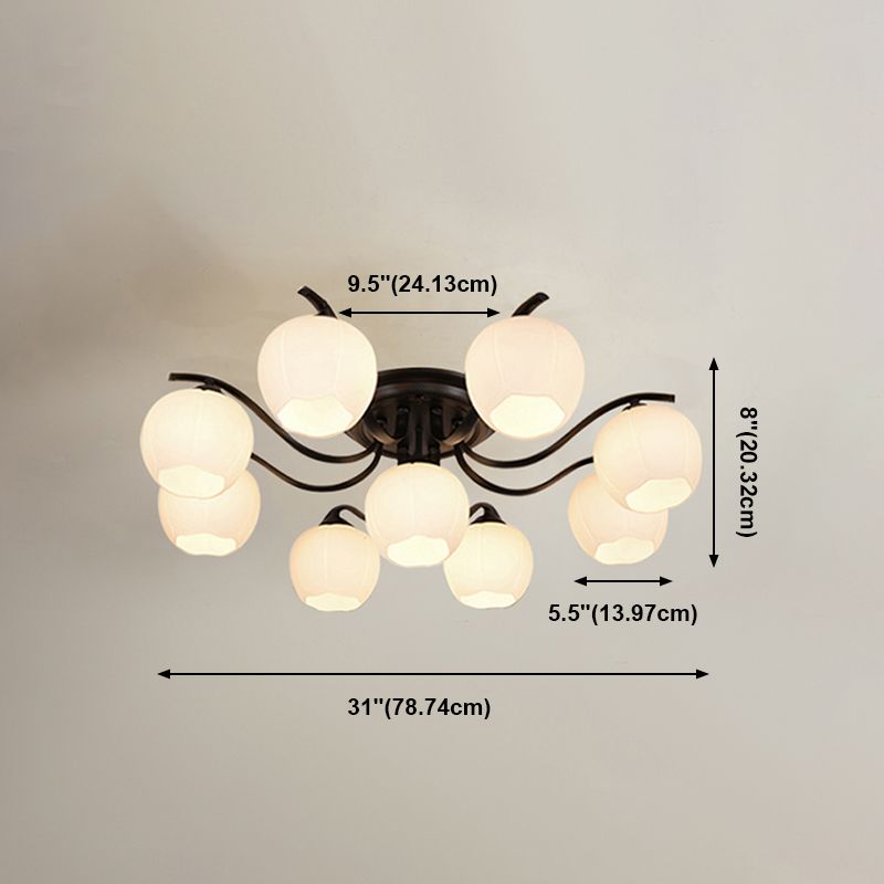 Luci decorative da incasso in vetro per lampade da incasso per soggiorno