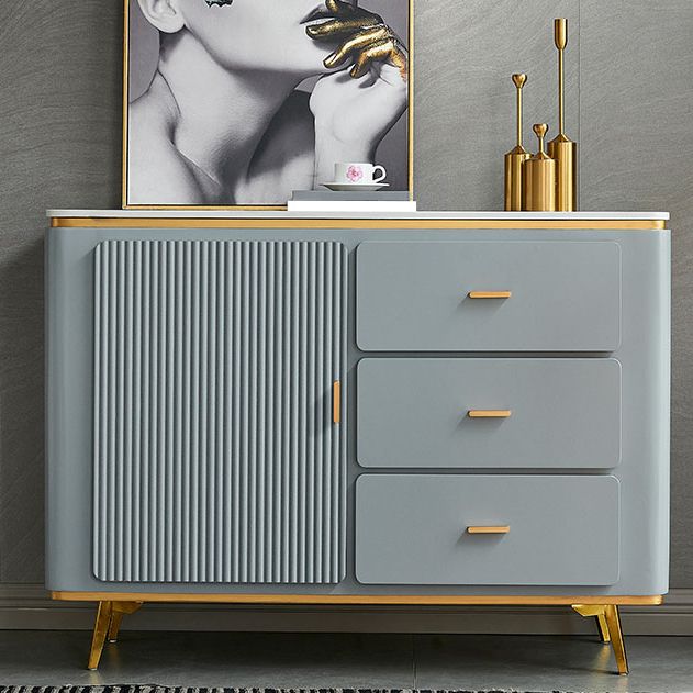 Manufactured Wood Dresser Classic Glam Storage Chest Dresser