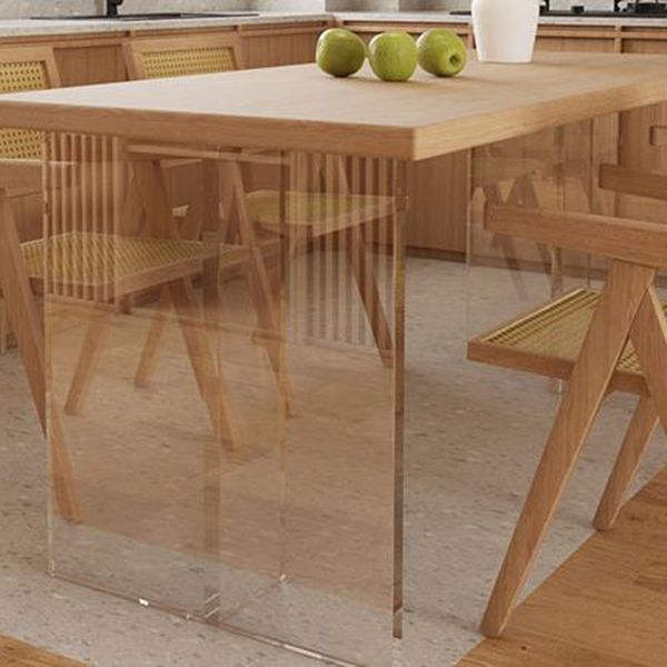 Simplicity Style Dining Table Natural Table for Home Kitchen without Chair