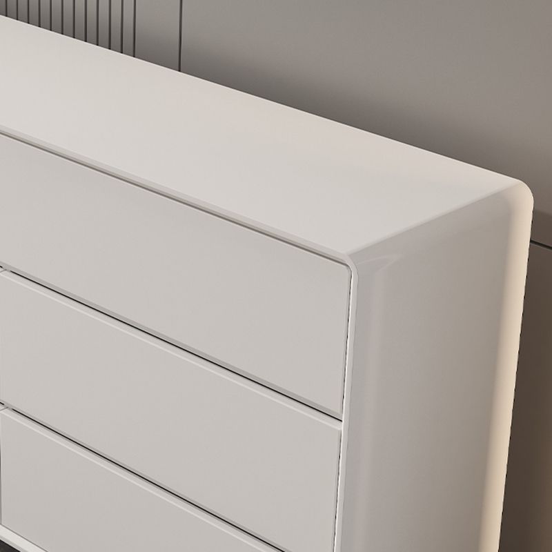 Contemporary Storage Chest Dresser Wooden Dresser with Drawers