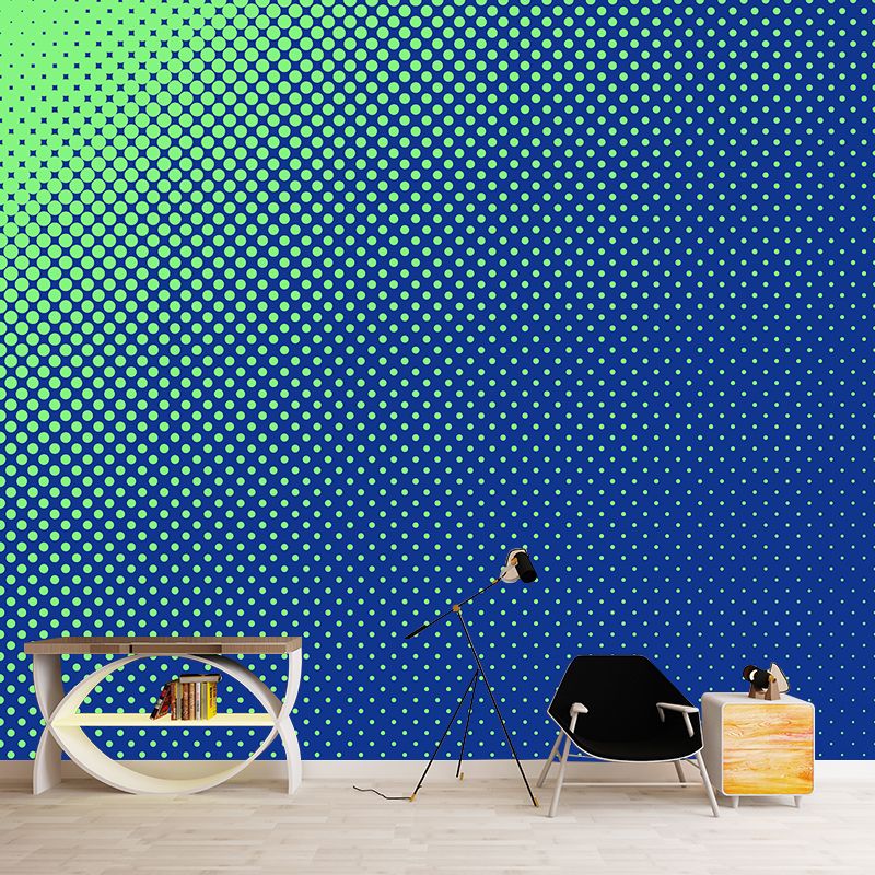 Customized Geometry Murals Illustration Mildew Resistant Wall Murals for Room