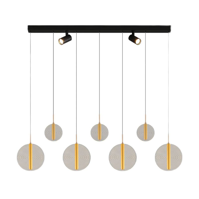 Unique Shape Island Lights Modern Style Metal Pendant Light Fixtures