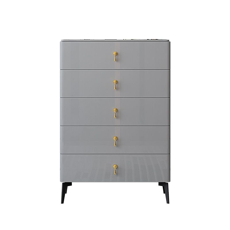 Contemporary 34.65'"/41.73" Tall Wooden Chest, Rectangle Accent Chest with Drawers
