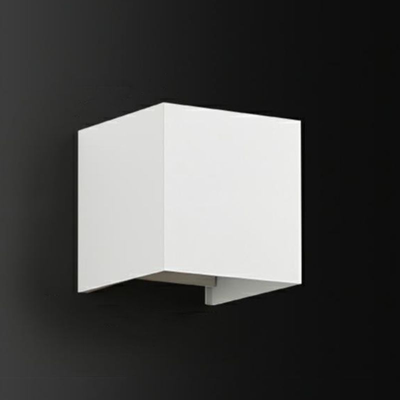 Square Wall Lighting Contemporary Metal 1 Light Wall Sconces