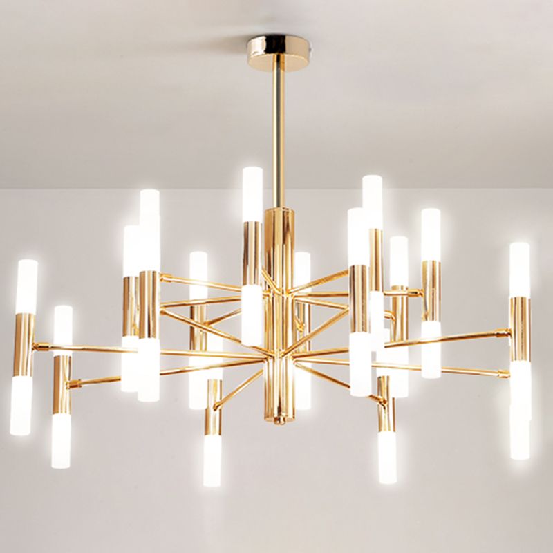 Lumières suspendues postmodernes Chandelier en métal pour le salon du salon