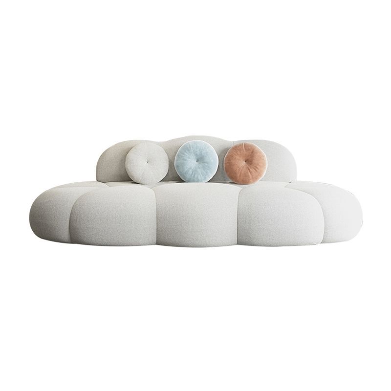 Contemporary Curved Sofa Tight Back Sofa for Living Room, Apartment