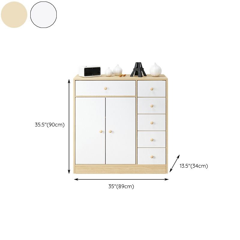 13.26-inch W Storage Chest Dresser Modern Manufactured Wood Dresser