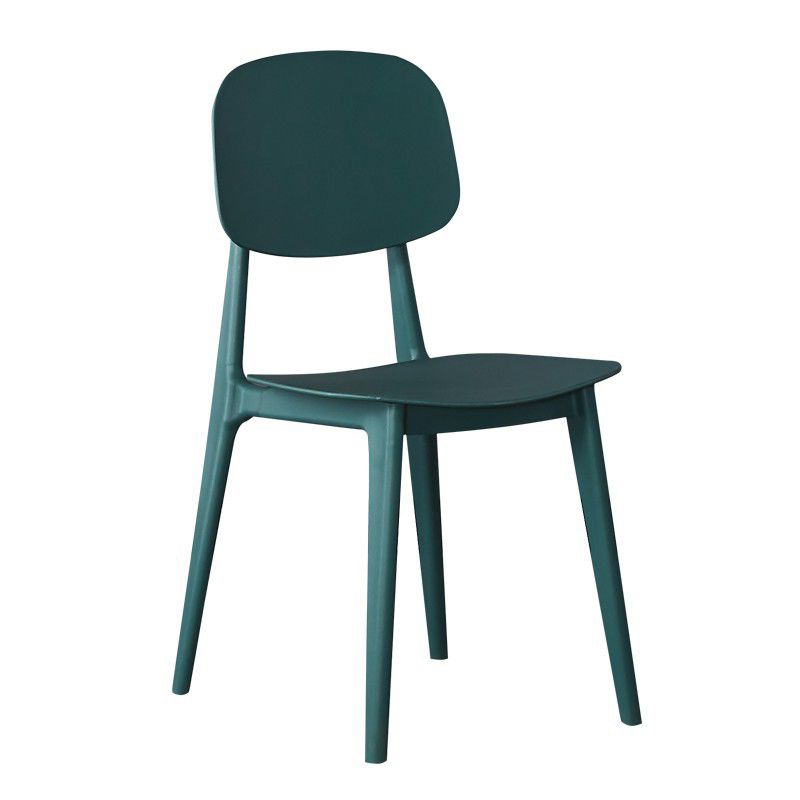 Cuisine moderne dinant la chaise latérale en plastique ouvrant la chaise latérale de salle à manger arrière