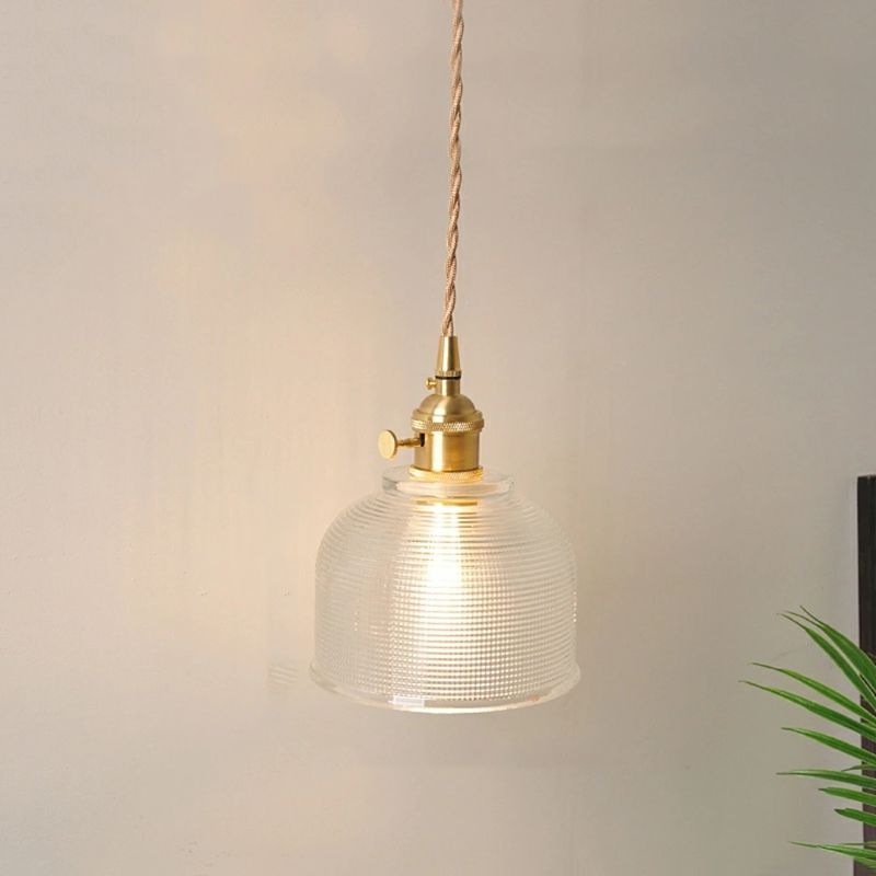 Moderne stijl geometrische down Lighting Glass 1 lichthangende plafondlampen