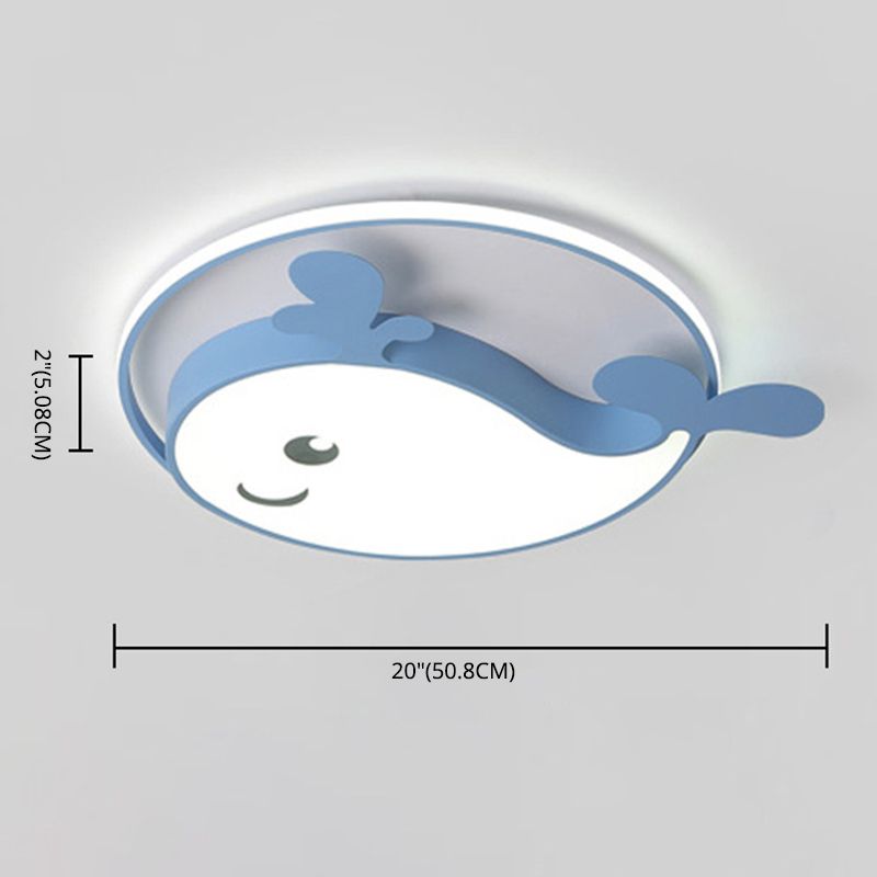 Kids Flush Mount Light Fixtures Acrylic Flushmount