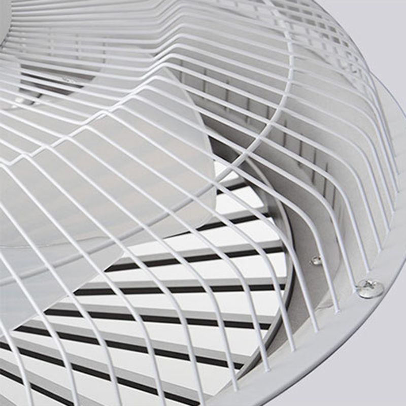 Acrylrad -förmiges halb Flush Light Makkaronstil LED -Deckenventilator Licht für Schlafzimmer