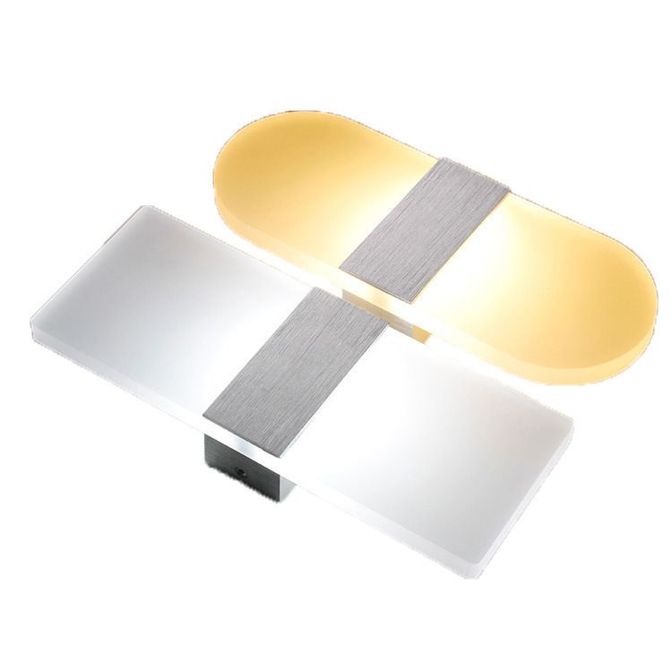 Modern Style Geometric Wall Sconce Lights Metal 1 Light Wall Lighting Fixtures