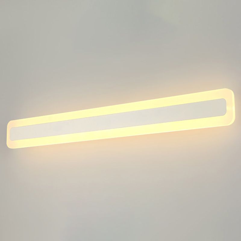 Rechthoekige LED ijdelheid lamp Moderne minimalistische stijl acryl single ijdelheid licht