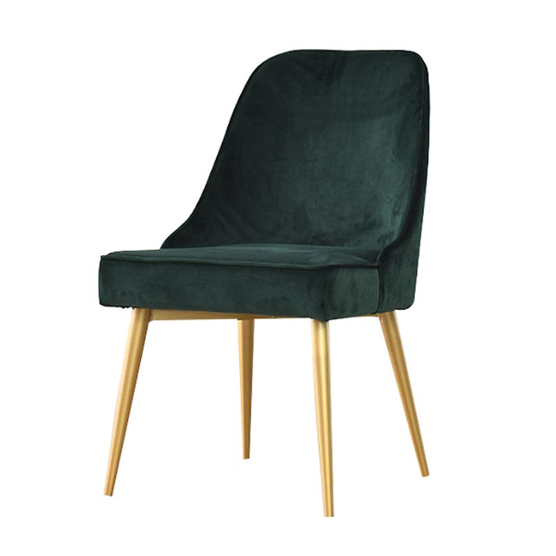 Sedia da ristorante imbottita glam sedia da pranzo con finitura opaca