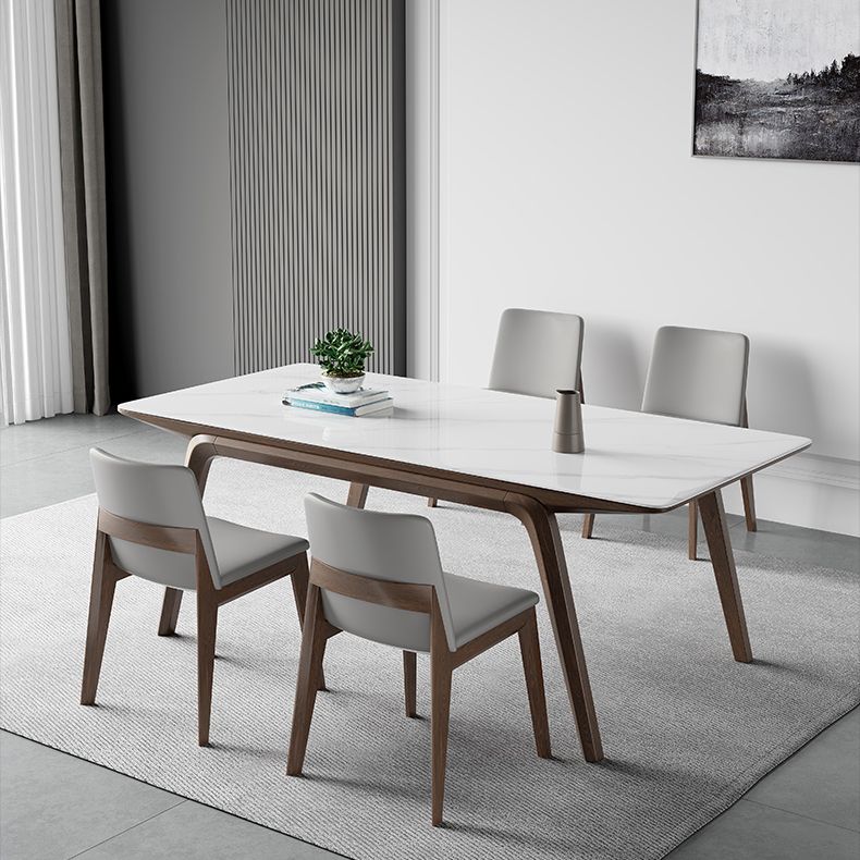 Designer Style Sintered Stone Top Dining Set Rectangle 1/3/4/5/7 Pieces Dining Table Set