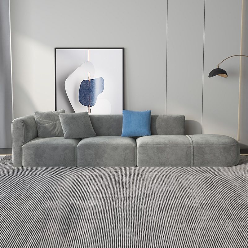 Light-grey Scandinavian Sofa 27.6" for Living Room and Apartment