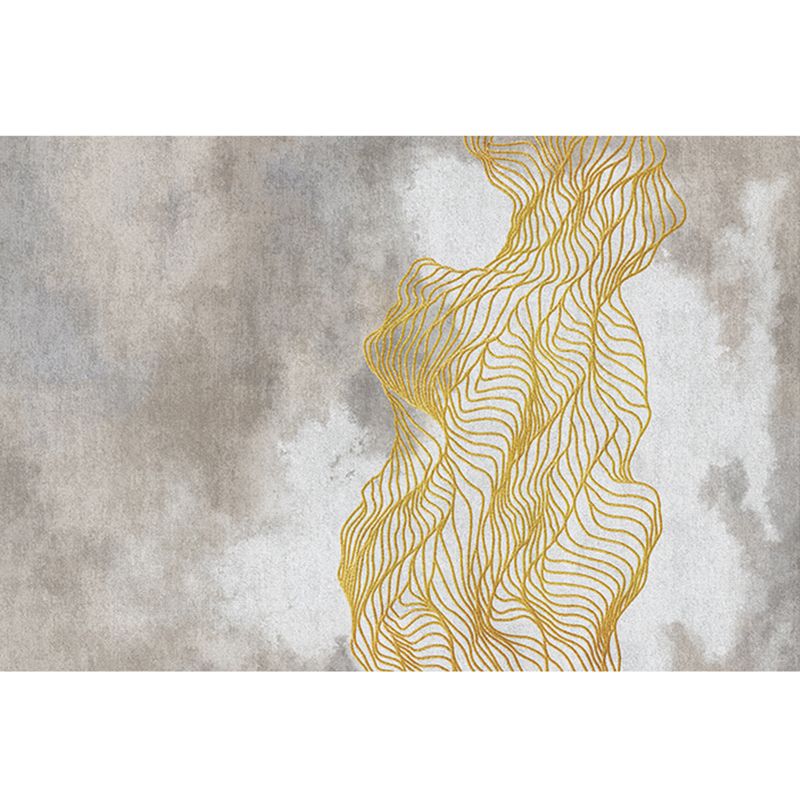 Alfombra de decoración moderna Synthetics de alfombra de alfombra de interior con estampado múltiple.