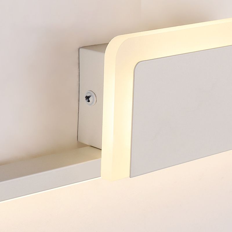 Minimal Linear Wall Mount Lamp Metal 2 Lights Wall Light Sconces