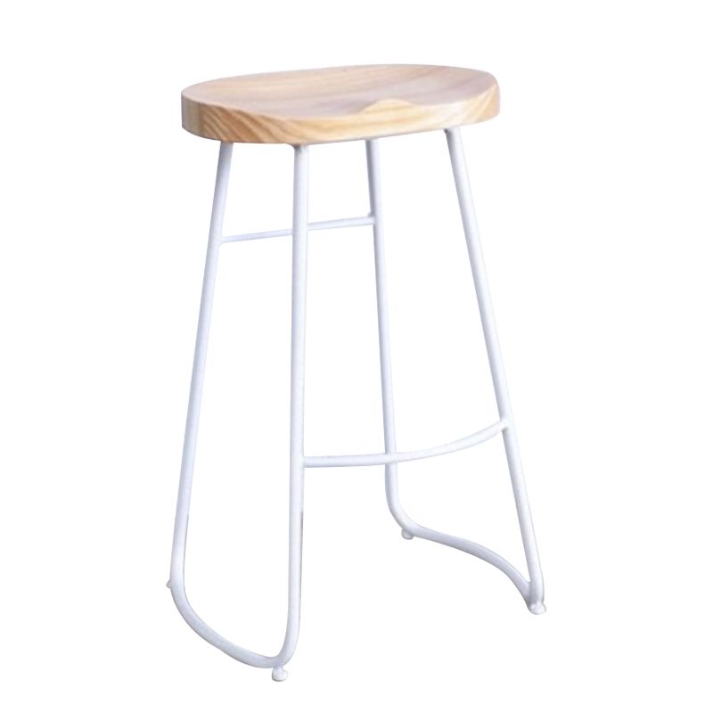 1/4 Pieces Modern Rectangle Solid Wood Top Counter Table with High Stools