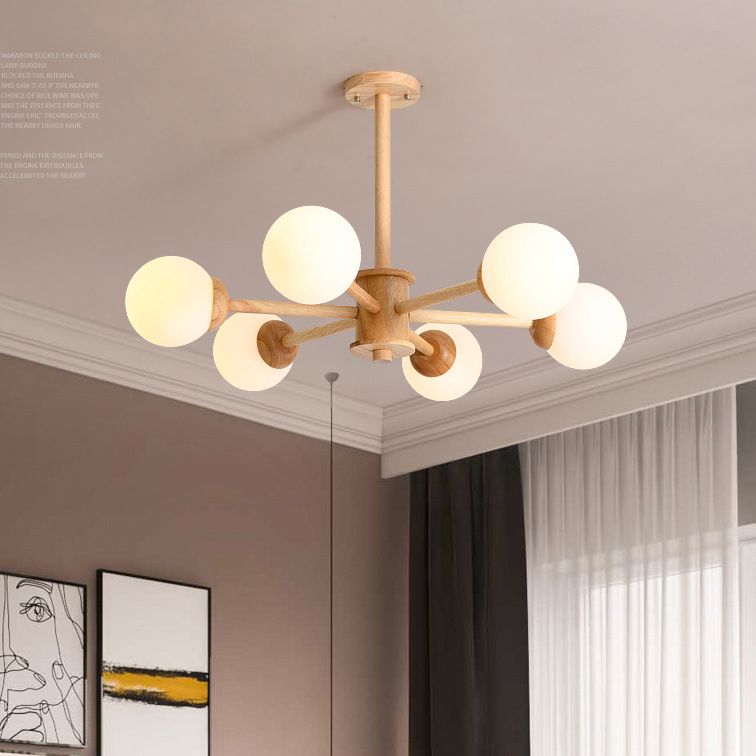 Simplicidad moderna Sphere Chandelier Lights Lights Lights Lights Pends Pends para sala de estar