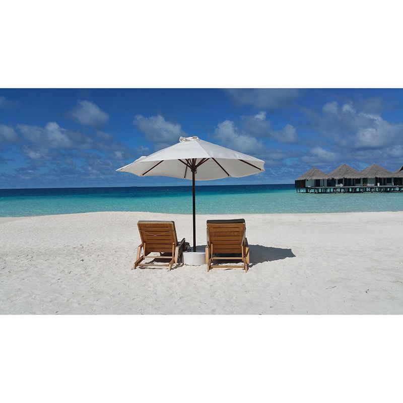 Contemporary Coastal Mural Wallpaper Mildew Resistant for Living Room Decor