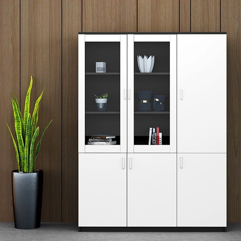Industrial Cabinet Wood Adjustable Storage Shelves Filing Cabinet