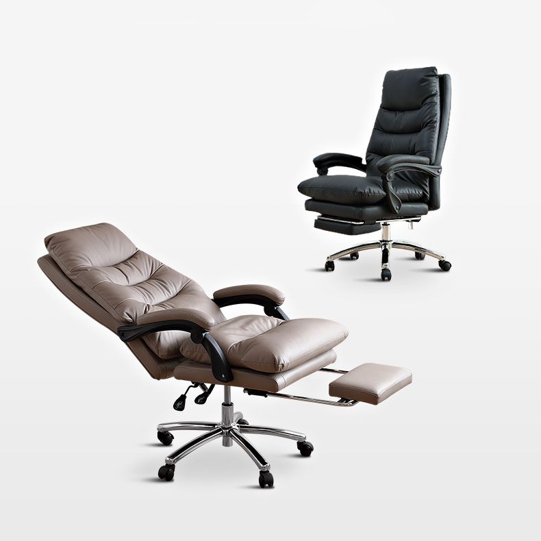 Contemporary High Back Executive Chair Lumbar Support Ergonomic Managers Chair