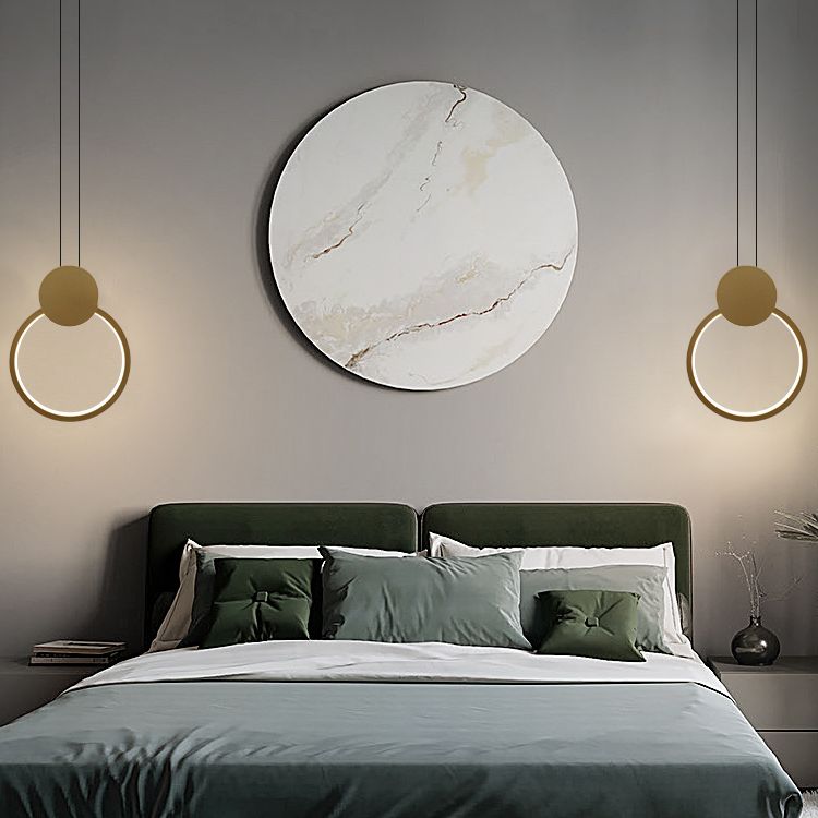 Simplicity Linear Hanging Light Kit Aluminum 1-Light Ceiling Light for Dining Room