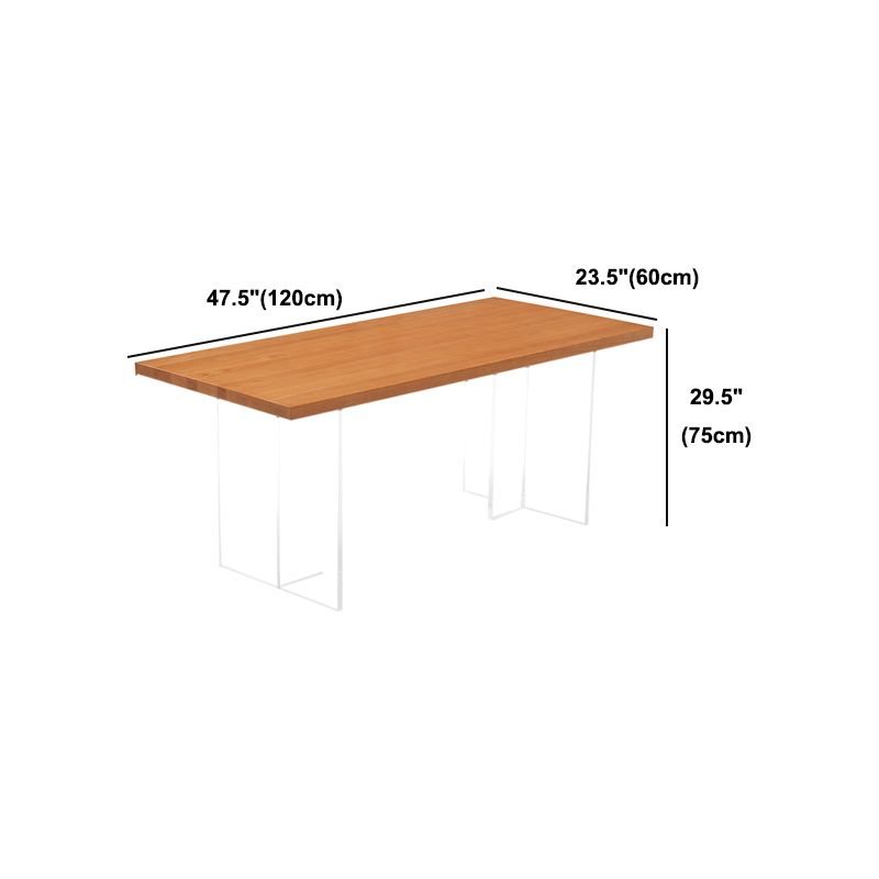 Contemporary Style Dining Table Square Dinette Table for Home Kitchen