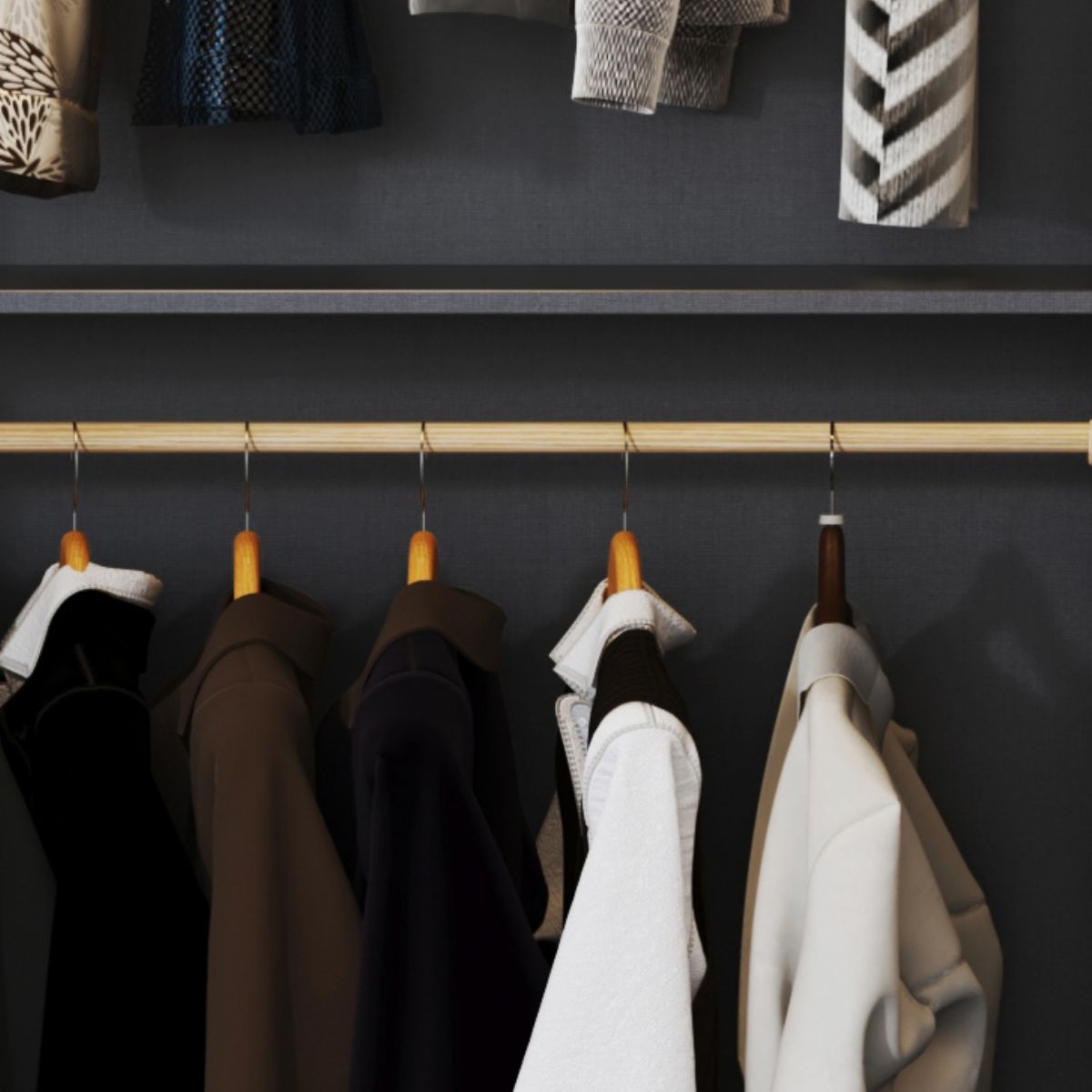 Modern Wood Freestanding Wardrobe Soft Close Drawer and Doors Wardrobe