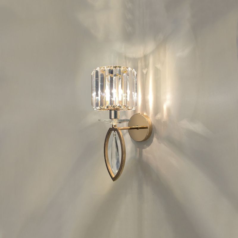 Crystal 1 Light Wall Light Sconce Modern Bedroom Wall Mounted Light Fixture