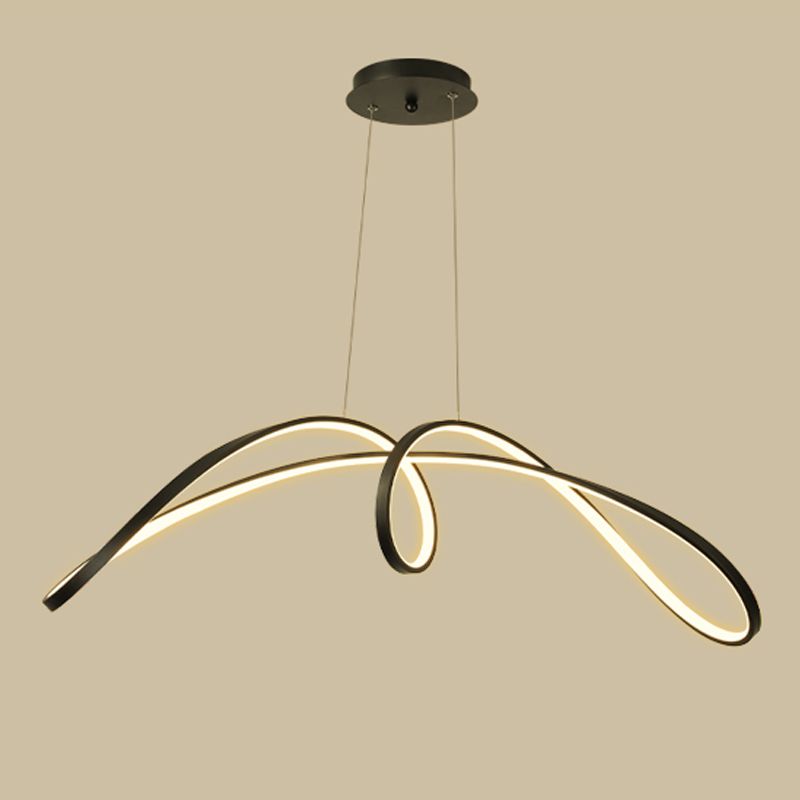 Draai schaduw metaal kroonluchter licht modern 1- licht kroonluchter verlichtingsarmatuur