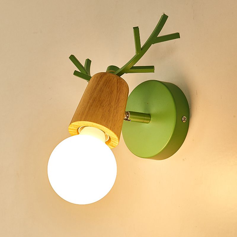 Luz de mini lámpara de bombilla simple contemporánea de la pared de la pared de la pared de macron