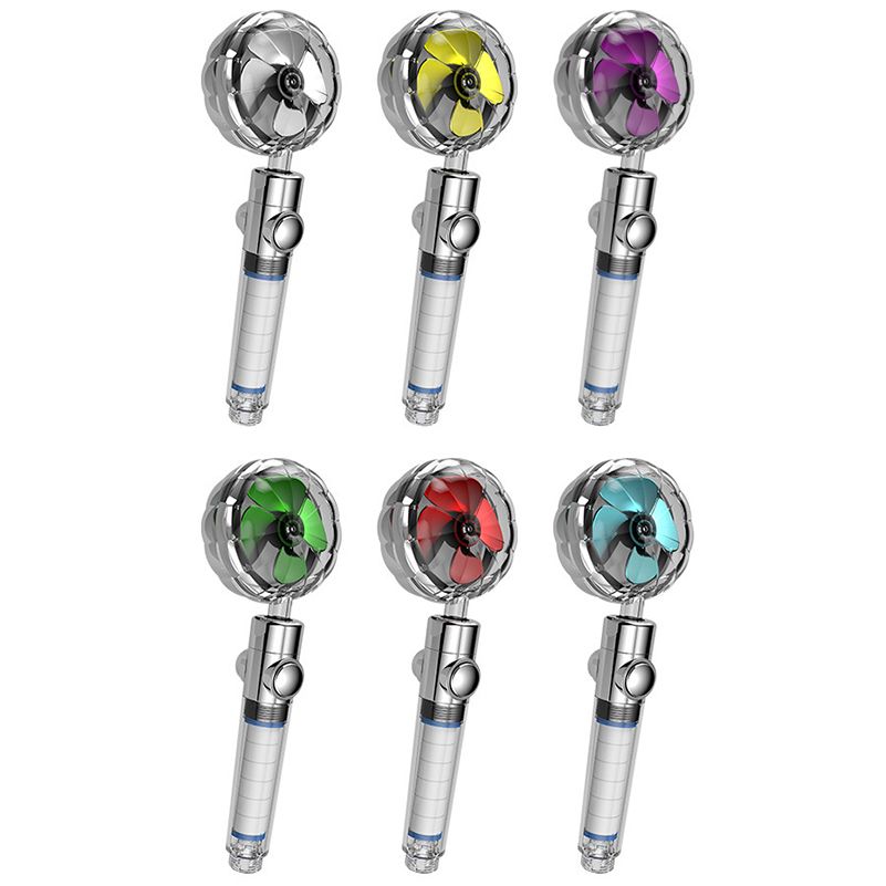 Contemporary Hand Shower Round Plastic Hand Shower with Adjustable Spray Pattern