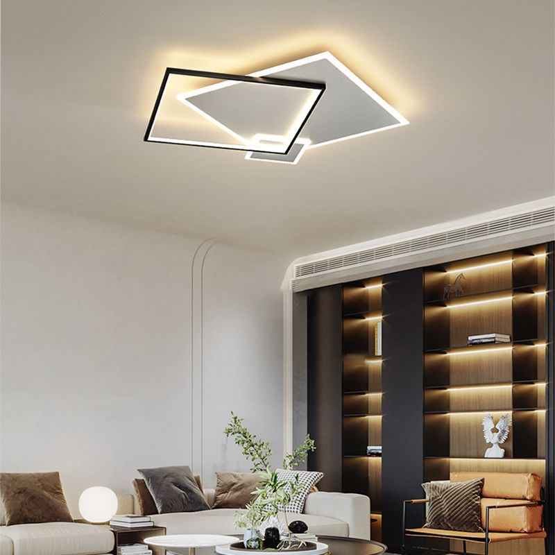 Luz montada en el techo geométrica del montaje empotrado del metal LED del minimalismo para el dormitorio