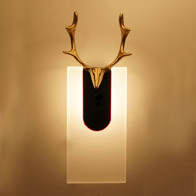 Modern Style Geometric Wall Light Sconces Metal 1 Light Wall Lighting