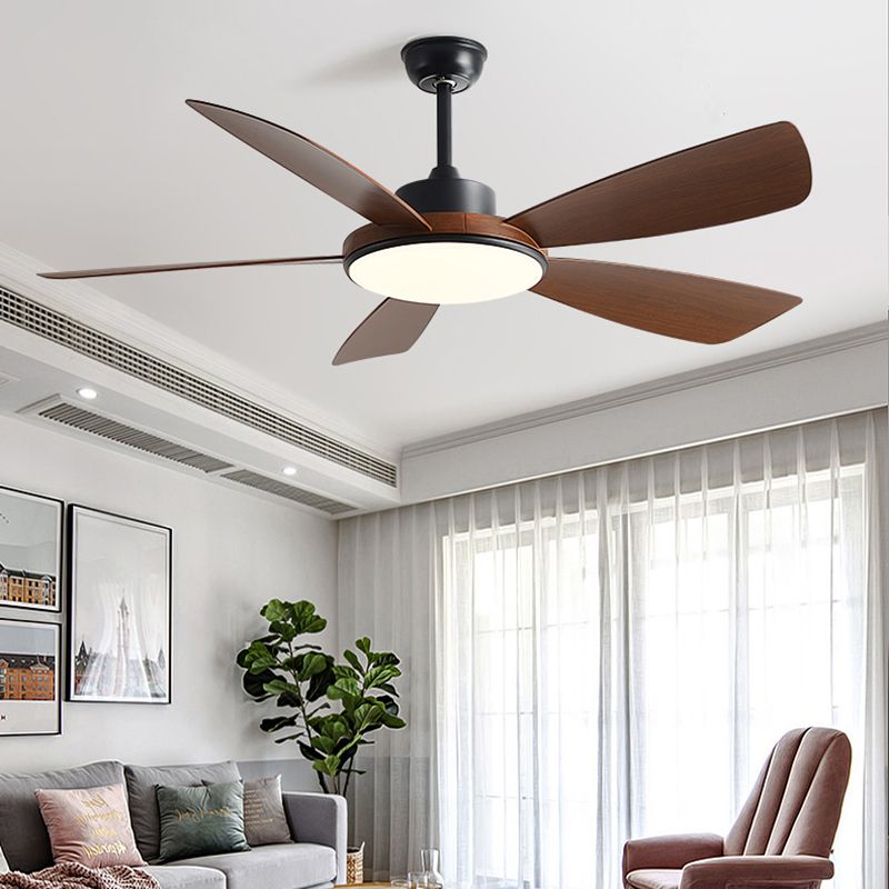 Unique Shape Ceiling Fan Light Kids Style Metal 1 Light Ceiling Fan Light Fixture
