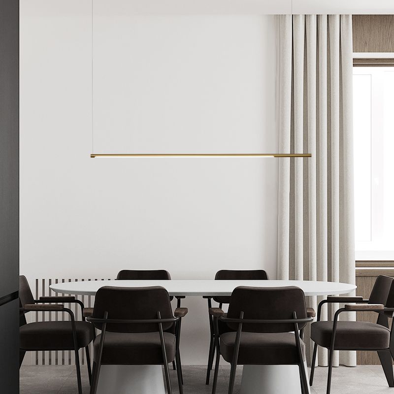 Éclairage d'éclairage à île moderne 1 Light Suspension LED de restaurant Light avec une teinte acrylique