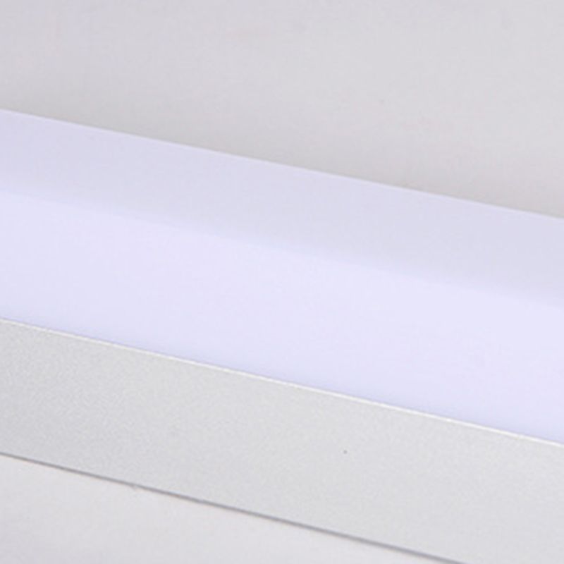 Vanité moderne Lights Lights Silver 1 Light Wall Éclairage mural pour la salle de bain