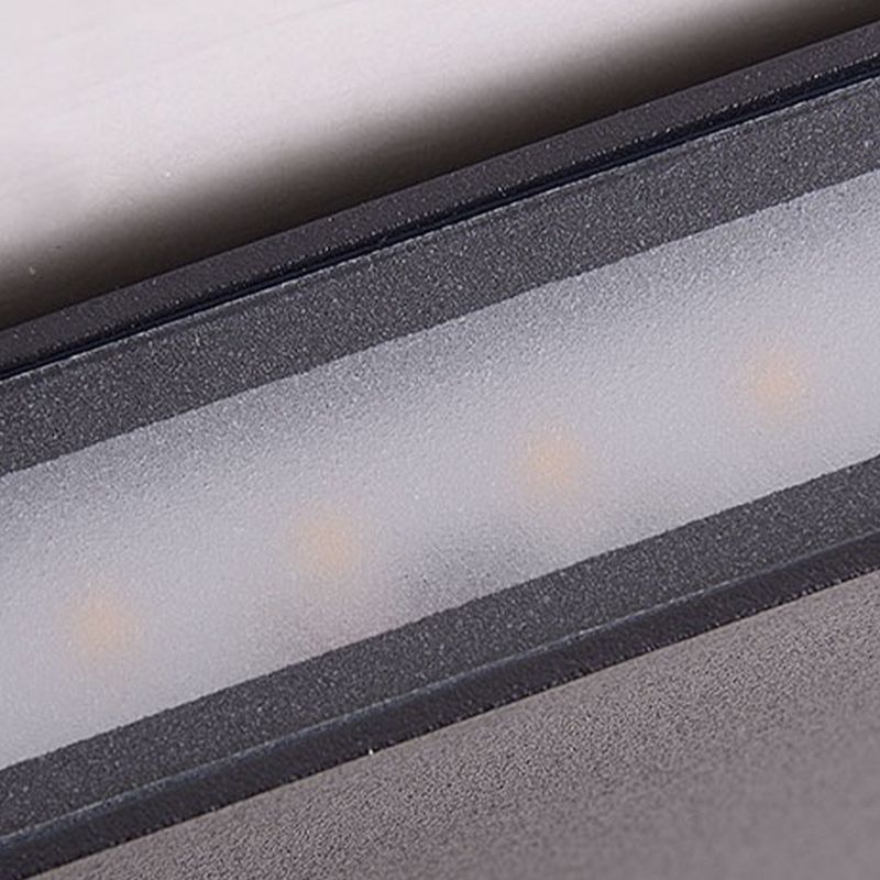 LED Wall Lamp Modern Simple Wall Mount Lamp with Glass Shade for Bedroom