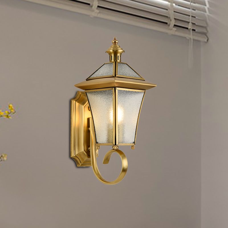 Birdcage Metal Wall Sconce Traditional 1 Bulb 14"/15" H Brass Foyer Wall Mounted Light Fixture