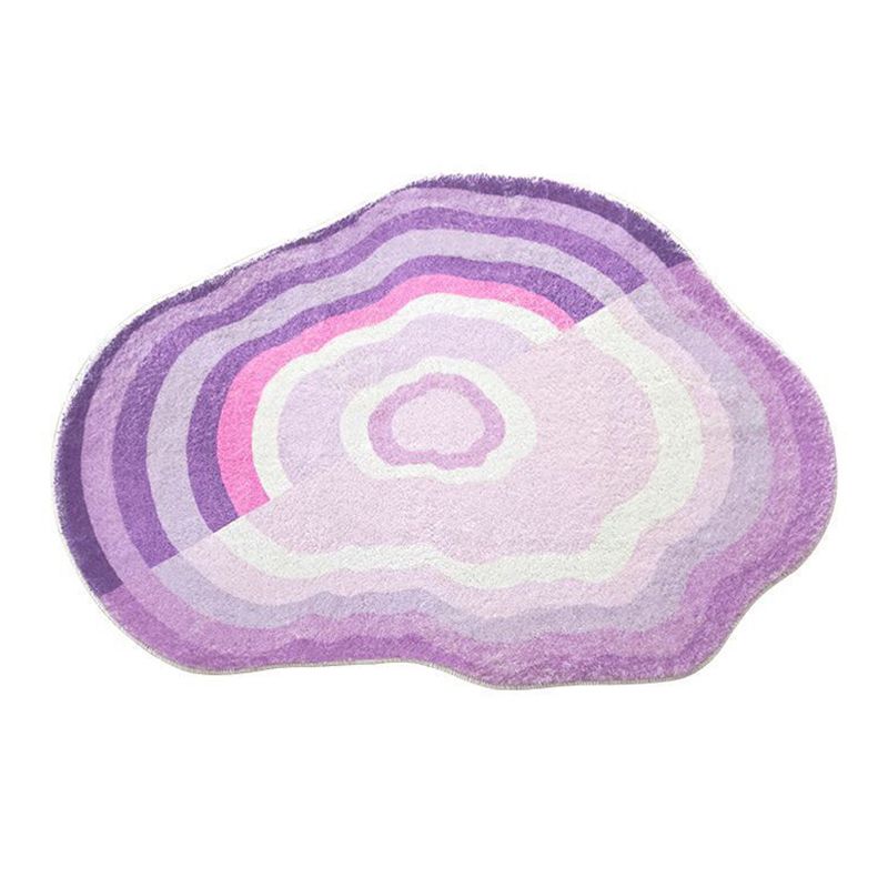 Cloud Shape Rug Modern Area Rug Polyester Easy Care Carpet for Living Room