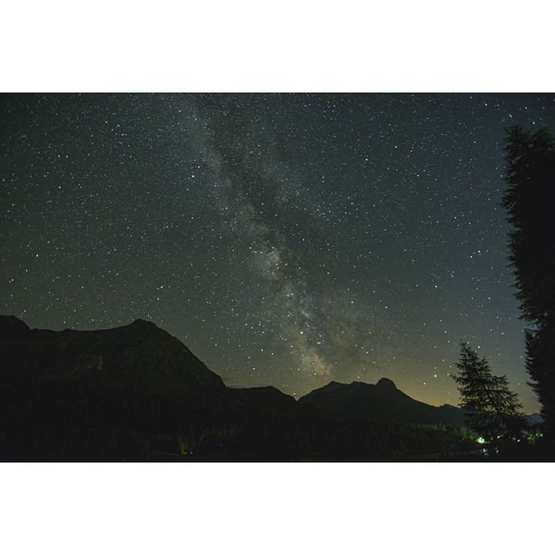 Cosmic Night Mural Water Resistant Decorative Wall Decor for Sleeping Room