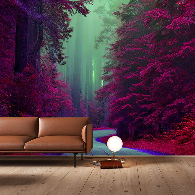 Autumn Forest Mural Wallpaper Washable Wall Decor for Bedroom Living Room