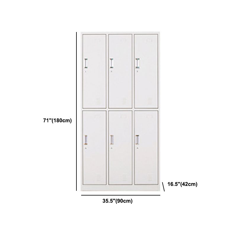 Hinged Wardrobe Cabinet Contemporary Metal Wardrobe Armoire for Bedroom